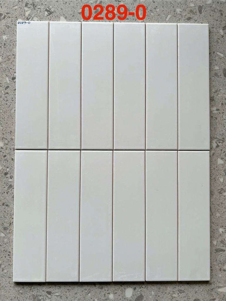 Gạch thẻ xám lạnh mờ phẳng kt 75x300 0289-0
