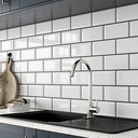 Gạch thẻ ốp tường 75x150mm trắng bóng phẳng WB75150