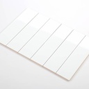 Gạch thẻ trắng bóng phẳng KT 75x300mm STA75300