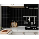Gạch Mosaic thẻ que đen mã CT129207
