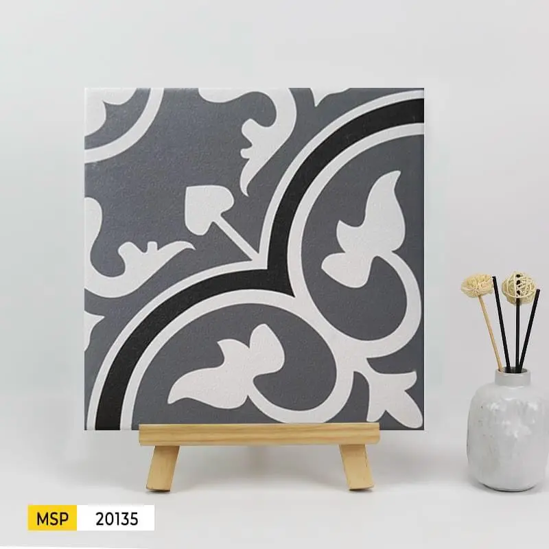 [DSC-GB_20135] Gạch bông TQ, KT 200x200 mm, Xương Porcelain mặt mờ mã 20135 (GB20135)