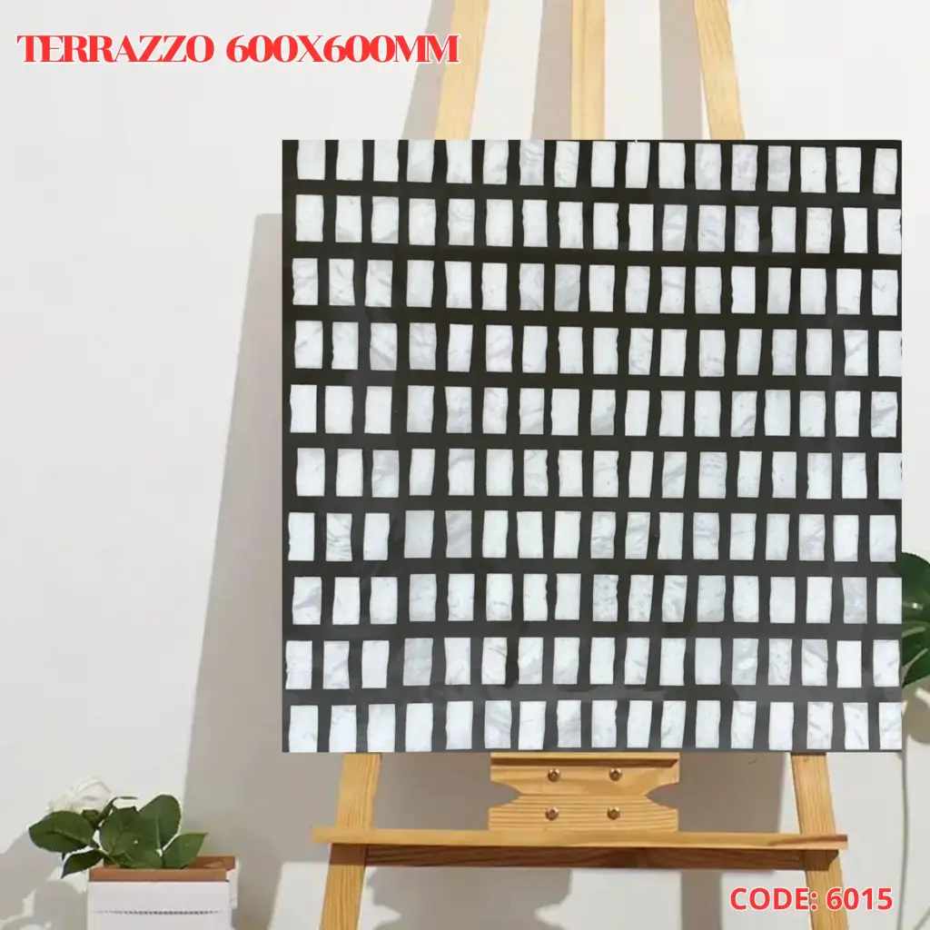 [DSC-ECO6015] Gạch terrazzo 600x600mm mã ECO6015
