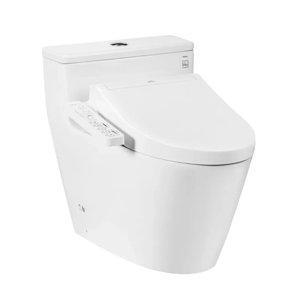[DSC-MS625CDW17XW] Bàn cầu 1 khối kèm nắp rửa điện tử WASHLET dòng C2 TCF23460AAA MS625CDW17XW