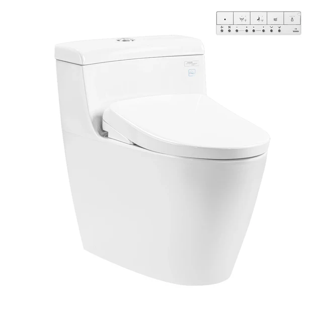[DSC-MS636CDRW23] Bàn cầu 1 khối kèm nắp rửa điện tử WASHLET dòng S7 – TCF47360GAA MS636CDRW23#XW
