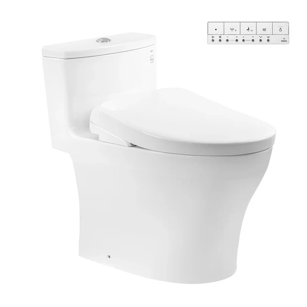 [DSC-MS855CDW23] Bàn cầu 1 khối kèm nắp rửa điện tử WASHLET dòng S7 – TCF47360GAA MS855CDW23#XW