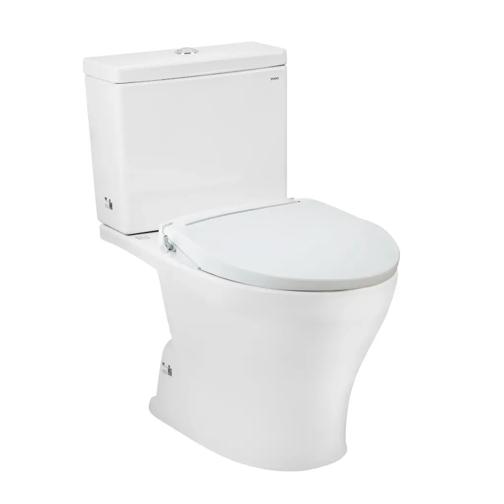 [DSC-CS326DE2XW] Bàn cầu 2 khối kèm nắp rửa cơ ECOWASHER TCW07S CS326DE2XW