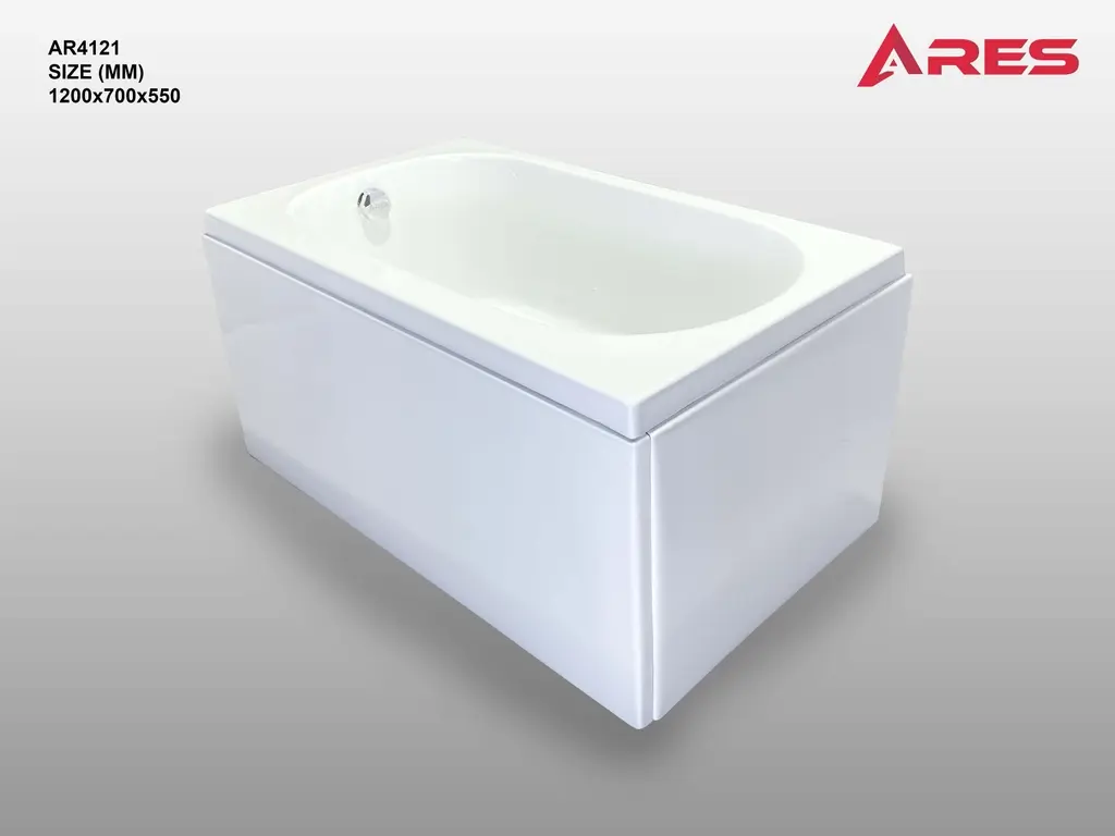 [DSC-AR4121B] Bồn tắm Ares ACRYLIC cao cấp AR4121B