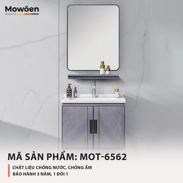 [DSC-6562] Bộ tủ chậu cao cấp Mowoen T 6562