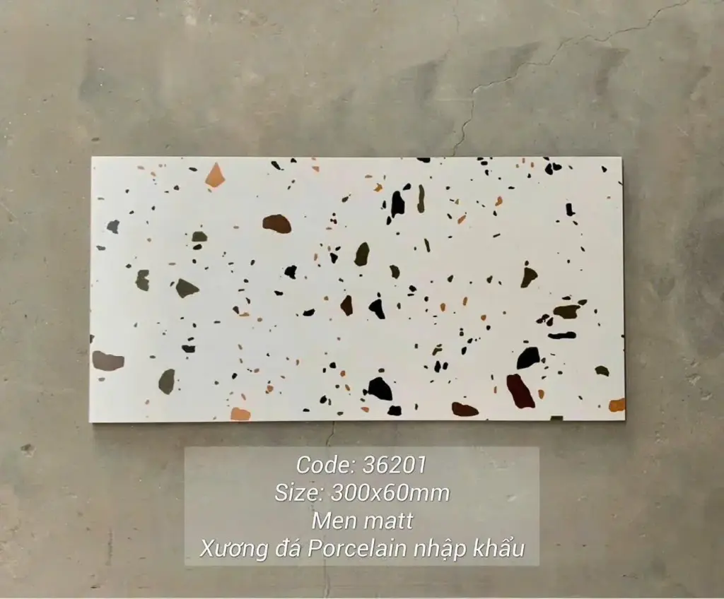[DSC-36201] Gạch Terrazo porcelain men matt 300x600mm mã 36201