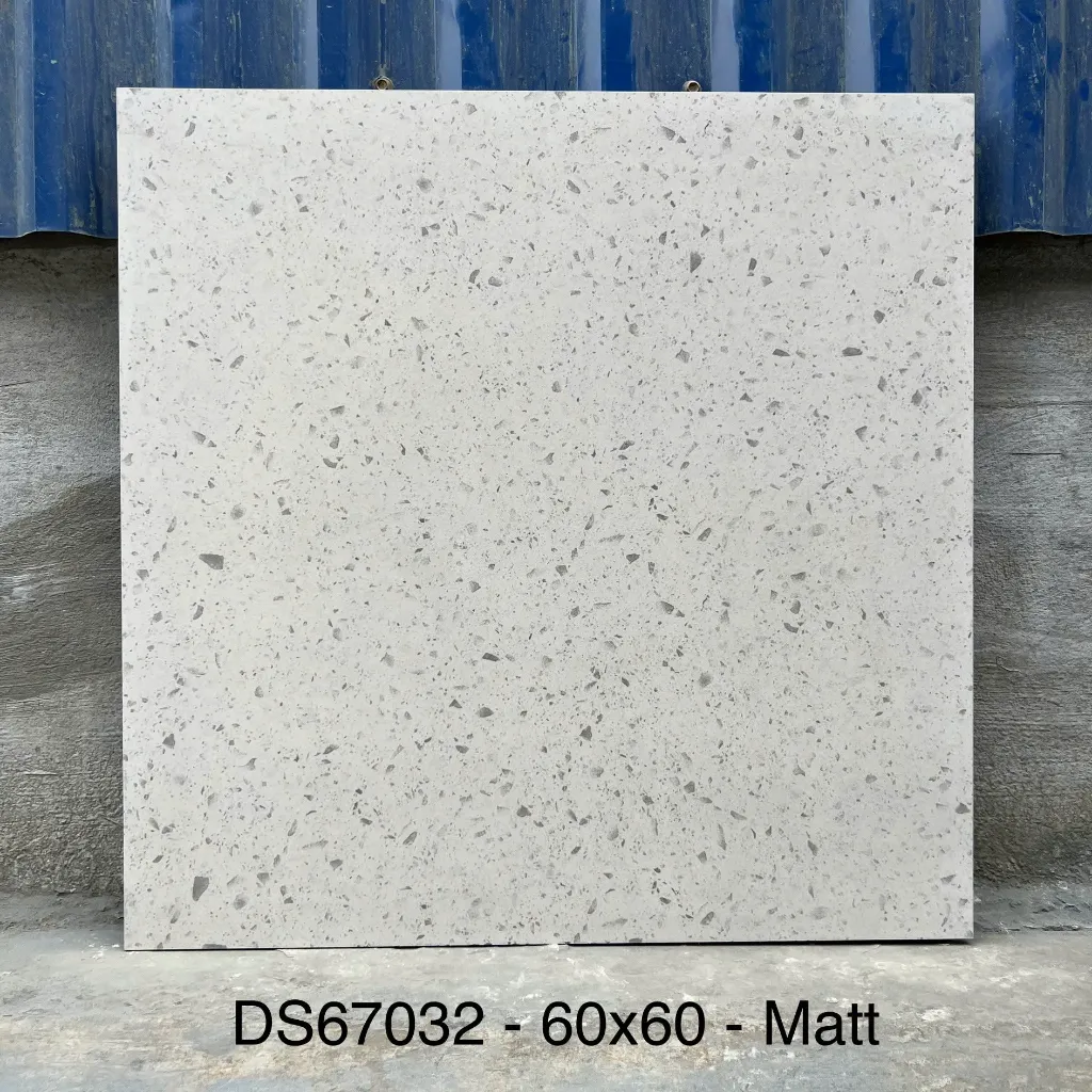[DSC-67032] Gạch Terrazzo TQ, KT 600x600mm Xương Porcelain mờ phẳng mã 67032