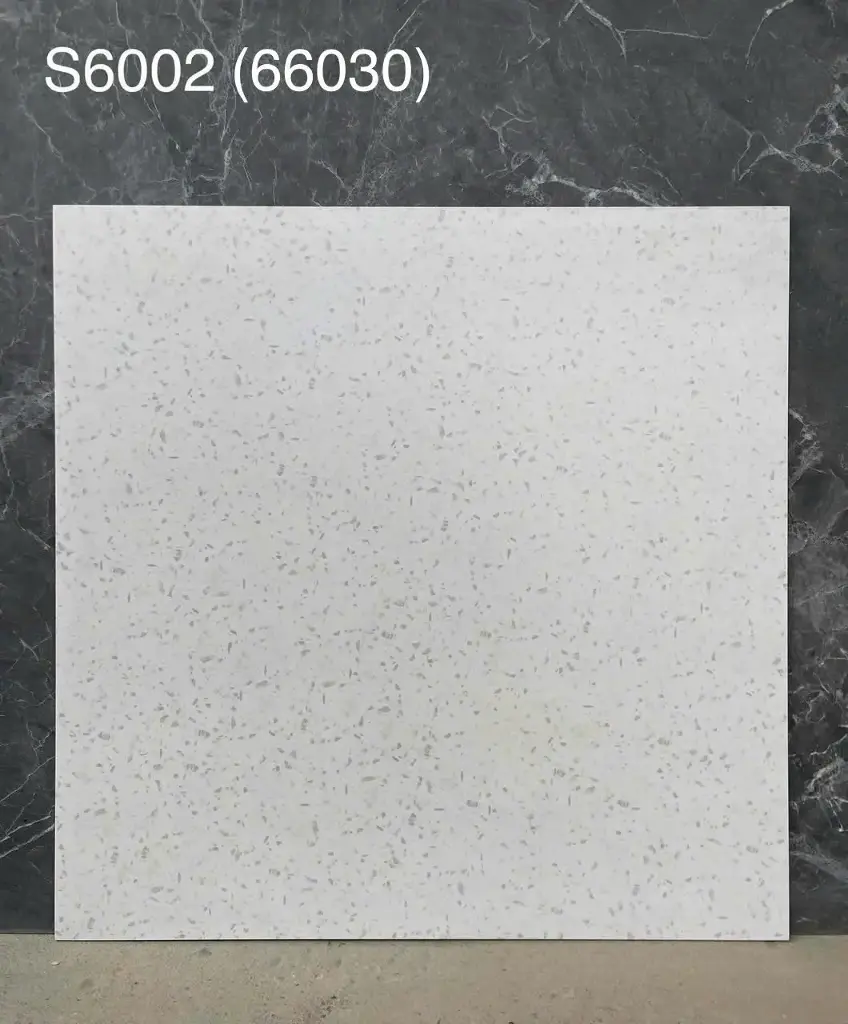 [DSC-S6002] Gạch Terrazzo TQ, KT 600x600mm Xương Porcelain mờ phẳng, mã S6002 (1h/1,44m/4v)