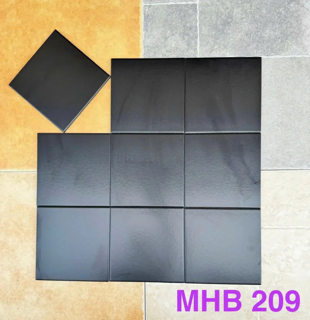 [DSC-MHB209] Gạch bông đen KT 200x200 mmm MHB209(2207)