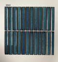 Gạch mosaic que xanh đen size 22x145mm mã 2212