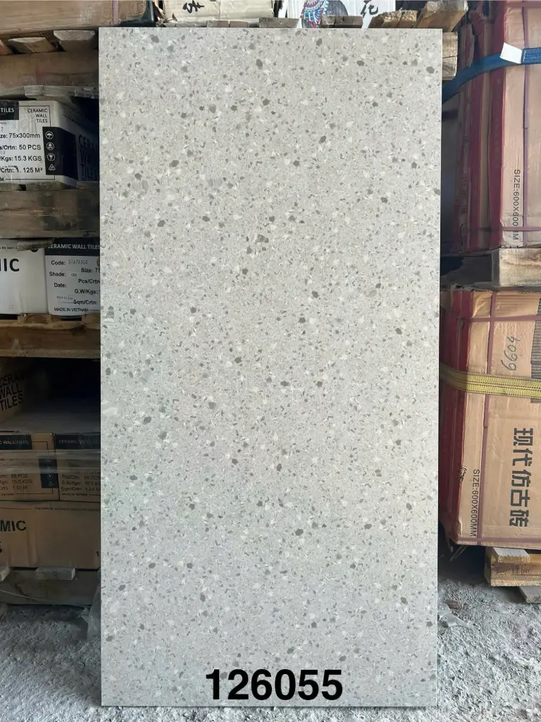 [DSC-126055] Gạch terrazzo TQ, KT 600x1200 mm porcelain mặt mờ mã H6010 (126055)
