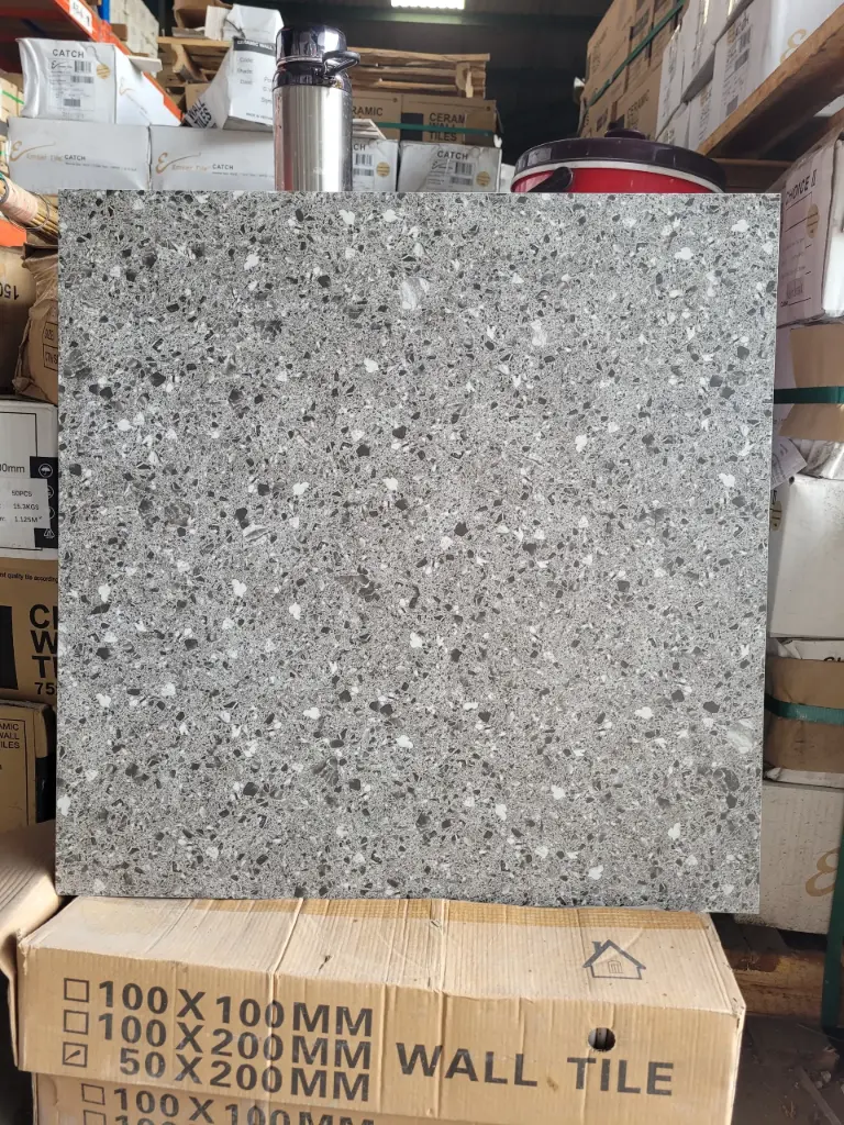[DSC-6057] Gạch terrazzo TQ, KT 600x600mm porcelain mặt mờ mã 6057