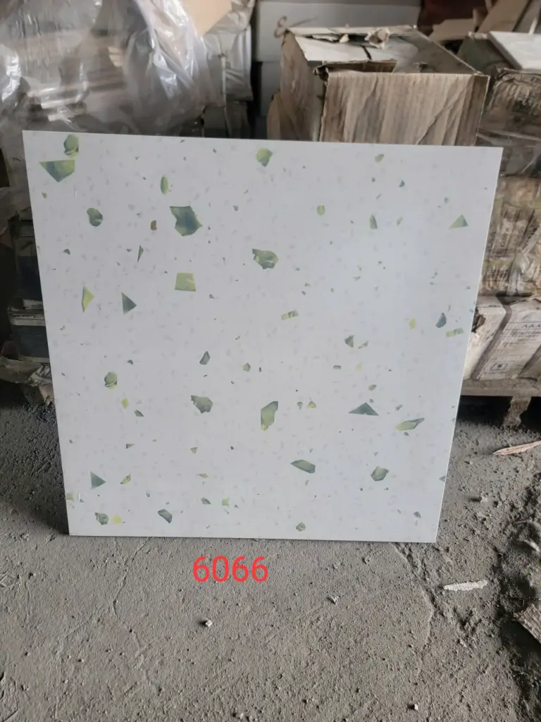 [DSC-S6066] Gạch terrazzo TQ, KT 600x600mm porcelain mặt mờ mã S6066
