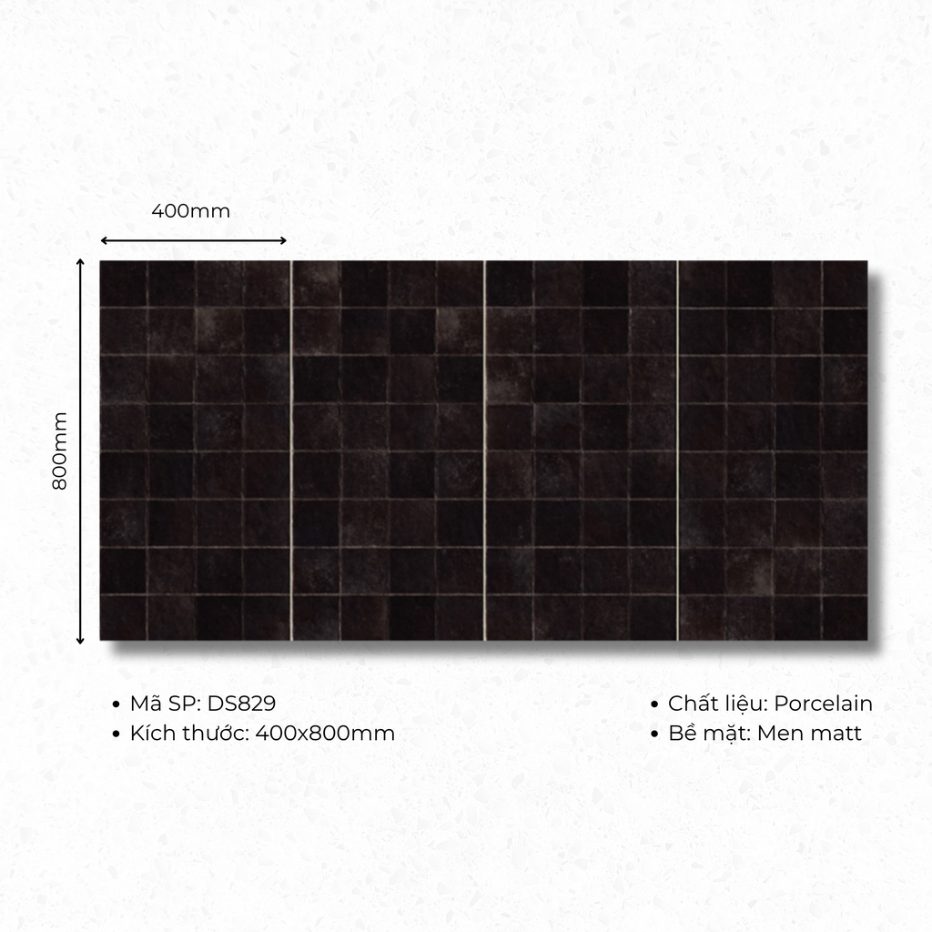 Gạch ốp lát 400x800 mã DS829(1thùng/1.92m2/6v/36,5kg)