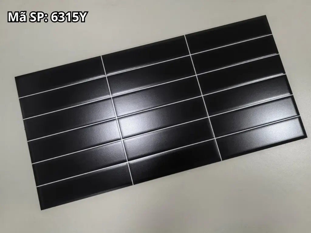 [DSC-6315Y] Gạch trang trí giả thẻ TQ, KT 300x600mm trắng mờ mã 6315Y,1h/1,44m/8v