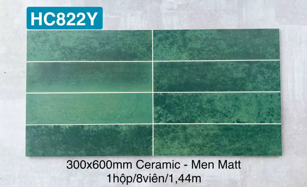 [DSC-YNHC822Y] Gạch ốp tường KT 300x600mm men matt mã YNHC822Y( 19192)