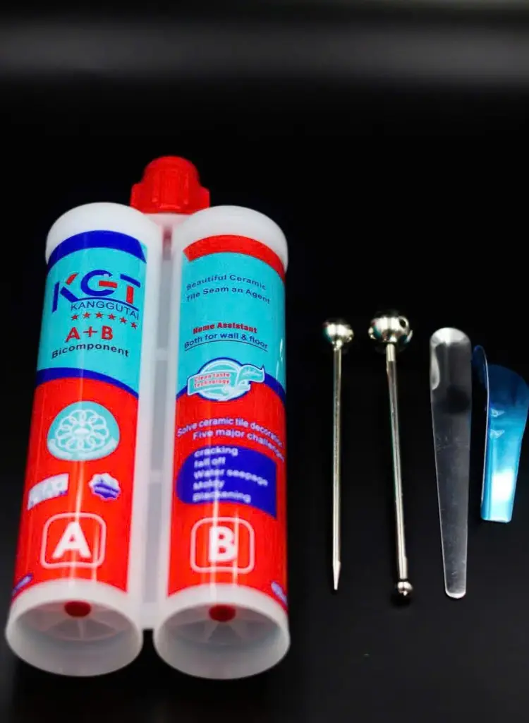 [DSC_KGT Epoxy02] Keo chít mạch KGT Epoxy- xám nhạt -02