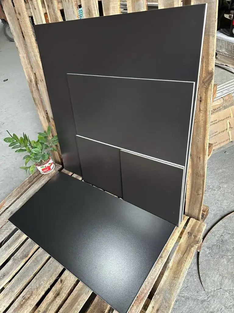 [DSC-SUPER BLACK MAT A1] Gạch ốp lát KT 300x600mm màu đen MKD mã SUPER BLACK MAT A1