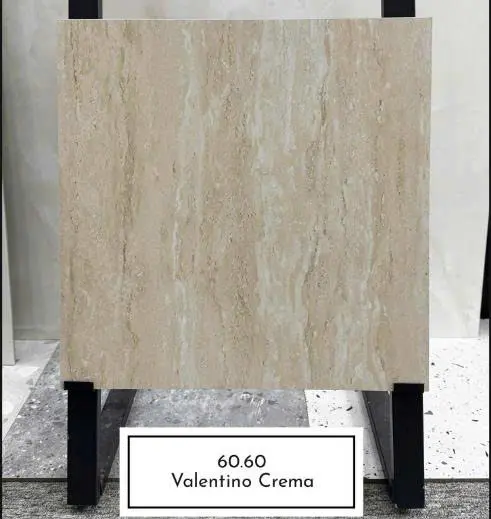 [DSC-Valentio Crema] Gạch Ấn Độ men matt 600x60mm Valentio Crema