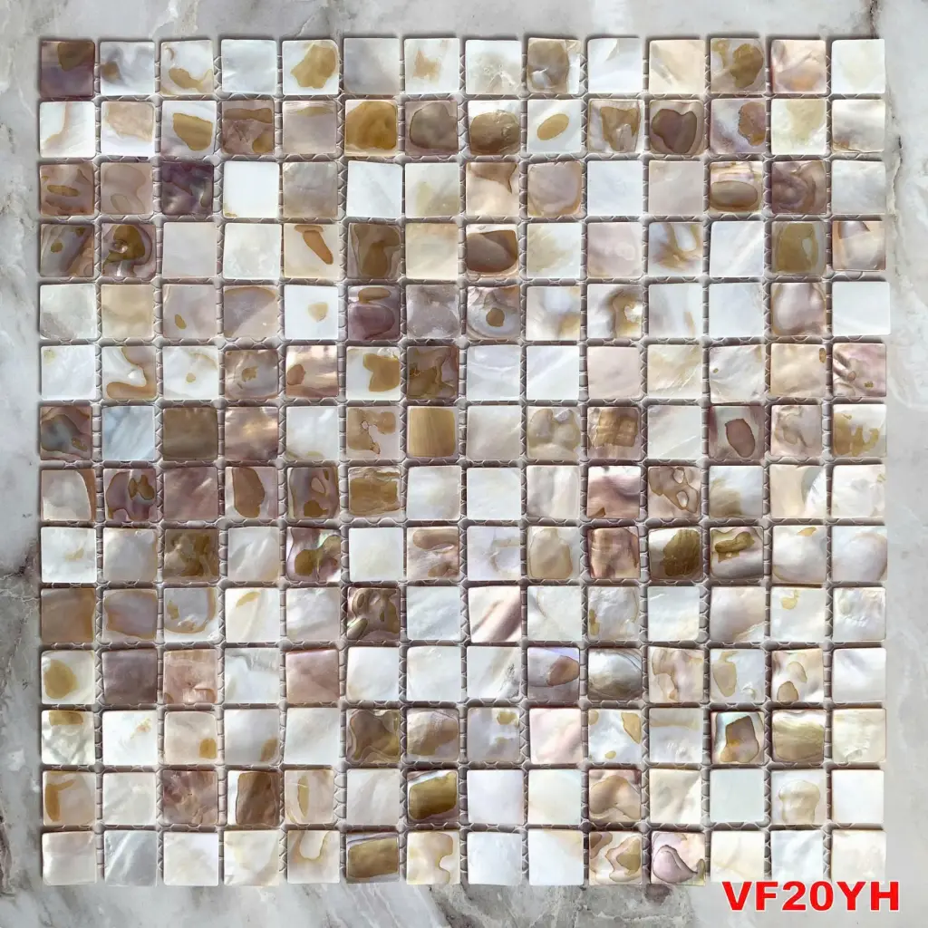 [DSC-VF20YH] Gạch mosaic khảm xà cừ mã VF20YH