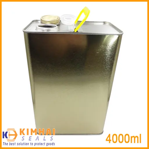 [DSC-Can4L] Can thiếc 4L tráng kẽm đựng hóa chất, dung môi