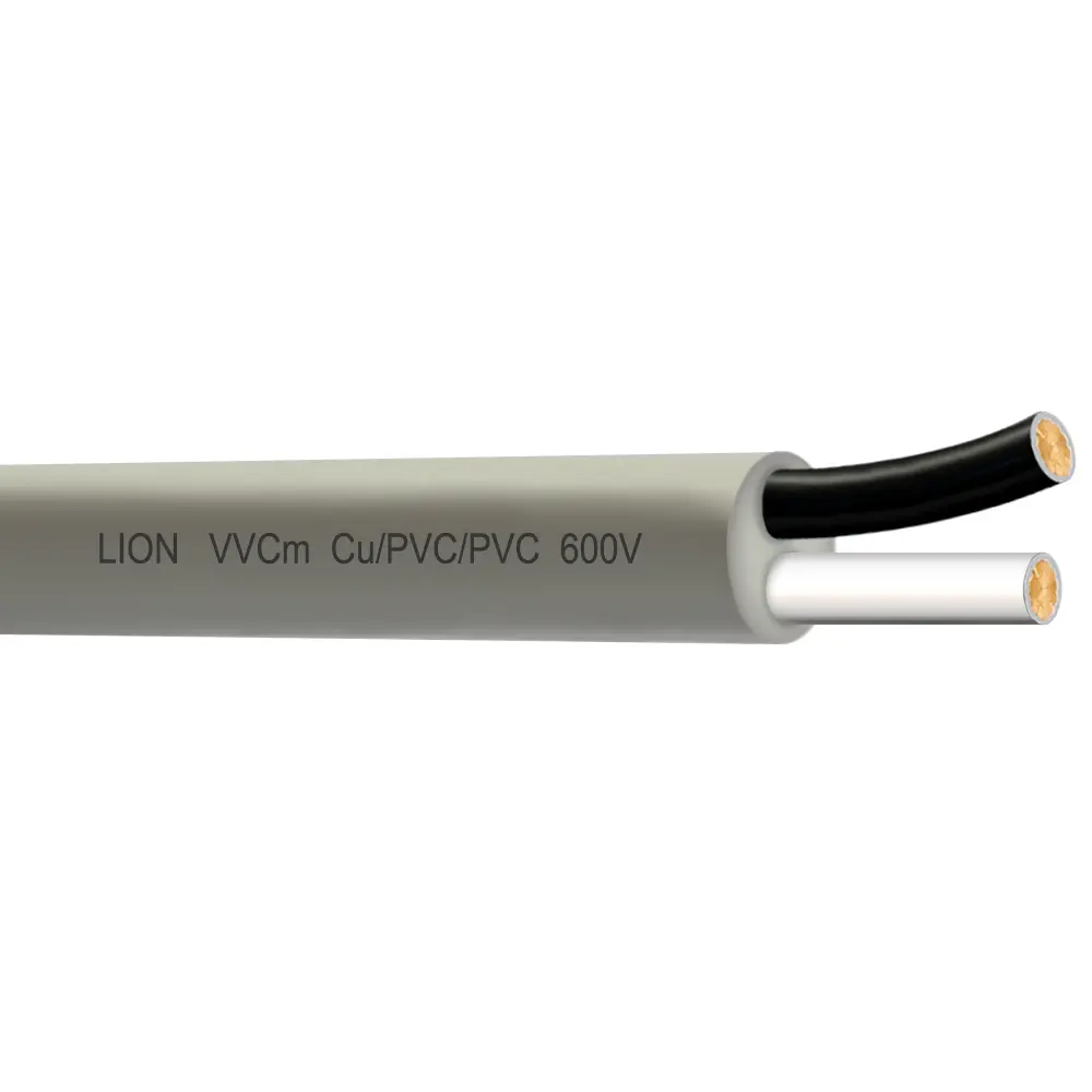 [DSC-LION-CX-2x8] Dây điện tròn mềm 2 lõi, ruột đồng, VVCm - 600V