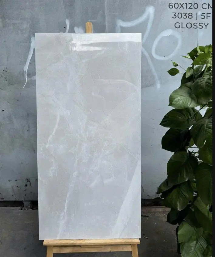 [DSC-3038] Gạch lát Ấn xám bóng tia chớp KT 600x1200 mã 3038