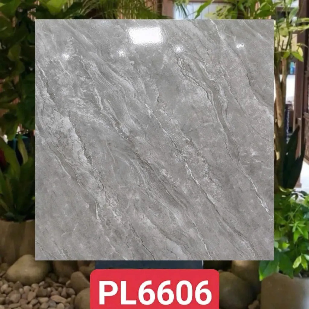 [DSC-HNV 6606] Gạch lát nền xám tia chớp KT 600x600mm mã HNV 6606
