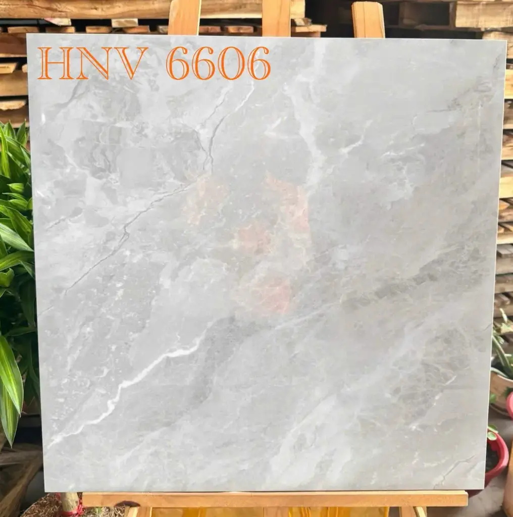 [DSC-HNV 6606] Gạch lát nền xám tia chớp KT 600x600mm mã HNV 6606