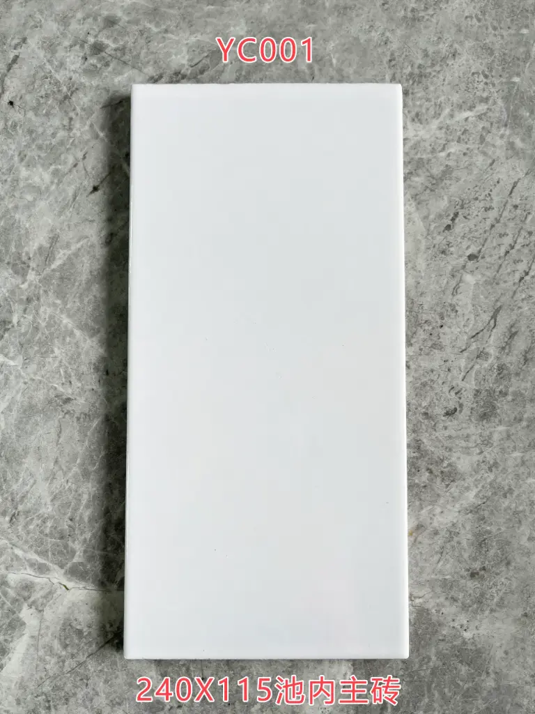 [DSC-YC001] Gạch thẻ KT 240x115mm men bóng, xương porcelain mã YC001