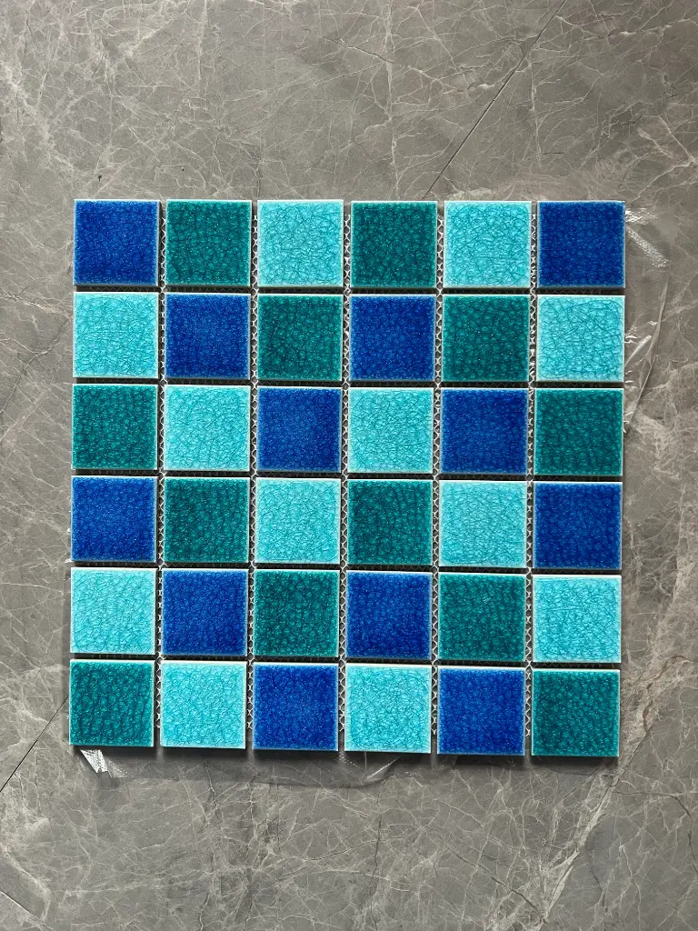 [DSC-931] Mosaic bể bơi mix 3 màu Trung Quốc size 306x306