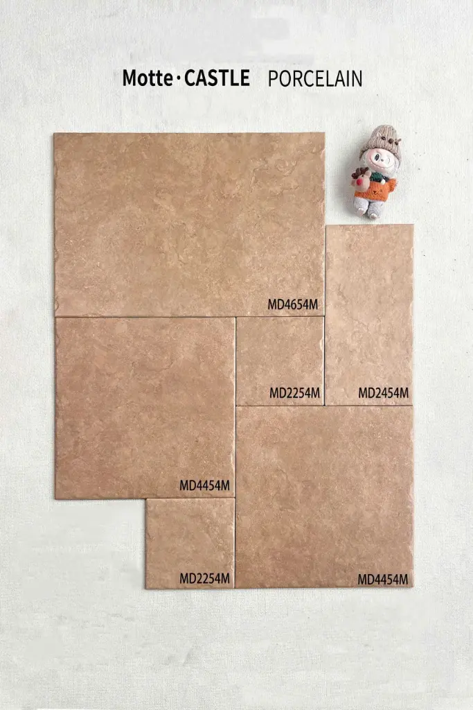 [DSC-MD54-HB] Gạch mix size men mờ, xương porcelain Kt 200x200, 400x400, 200x400 mm mã MD54-HB