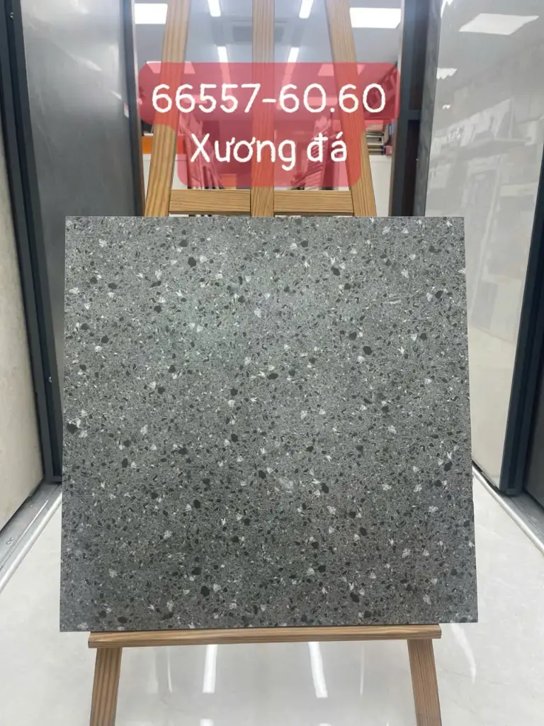[DSC-66557] Gạch Terrazzo TQ, KT 600x600mm, Xương Porcelain mã DSC-66557 (1h/1.44m/4v)