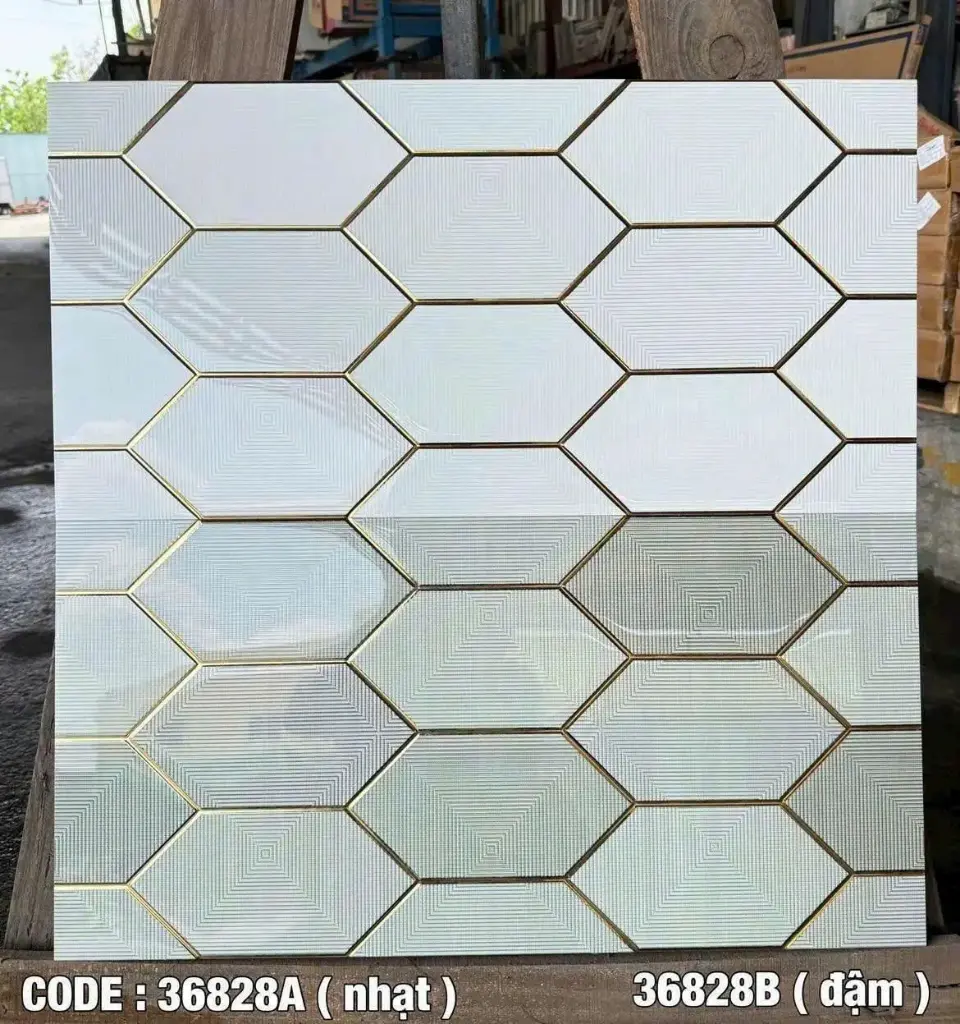 [DSC-36828B] Gạch trang trí khắc kim , KT 300x600 mm mặt bóng mã 36828B