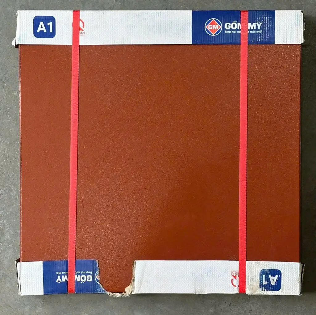 [DSC-GOMMYDOTRANGMEN] Gạch gốm mỹ tráng men màu đỏ KT 400x400mm