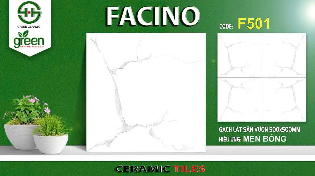 [DSC-F501] Gạch lát sân vườn KT 500x500mm mã F501