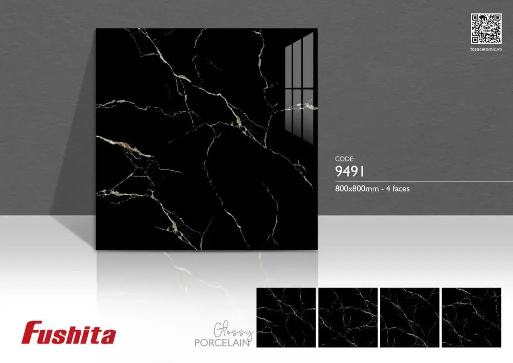 [DSC-9491] Gạch pocelain KT 800x800mm mã 9491