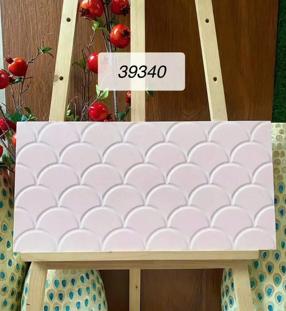 [DSC-39340] Gạch trang trí vảy cá, KT 300x600mm, mã 39340