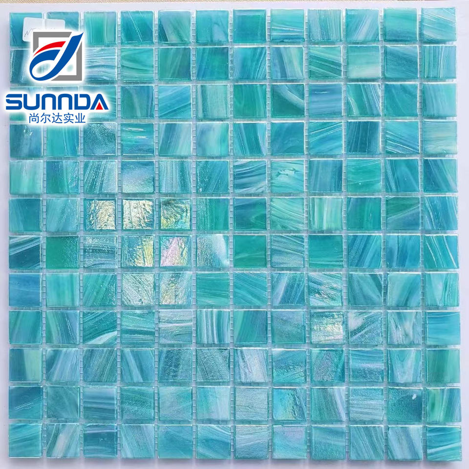 [DSC-2607-69957] Gạch Mosaic Thủy Tinh FF4421 30x30mm Trang Trí Bể Bơi và Phòng Tắm