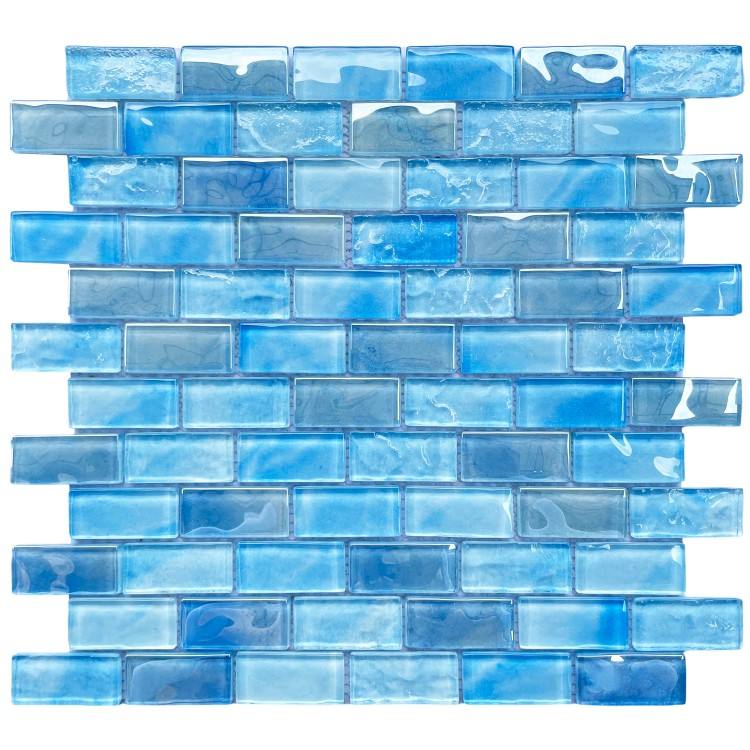 [DSC-2607-49548] Gạch Mosaic Thủy Tinh Iridescent Mix Ralart Maestra 1x2 - Trang Trí Bể Bơi