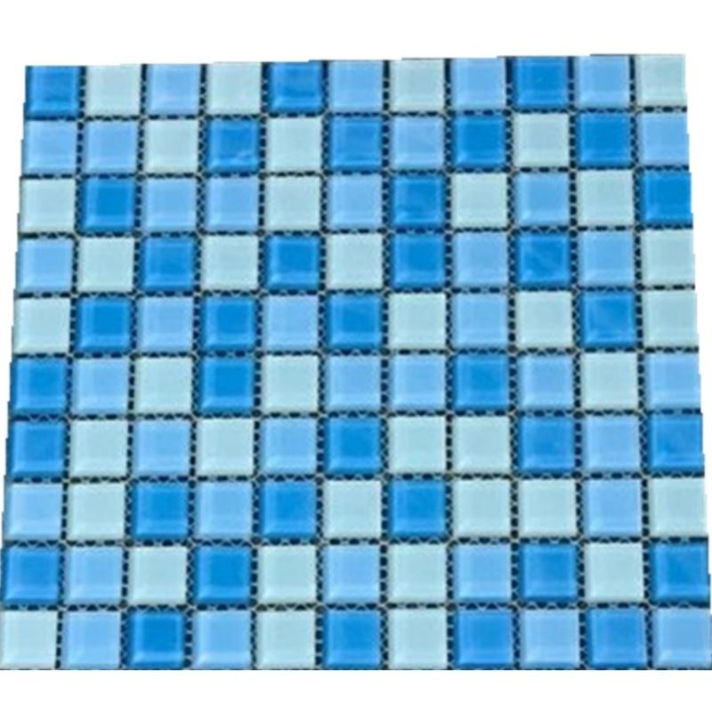 [DSC-2607-81391] Gạch Mosaic Thủy Tinh Hình Vuông 30x30mm Cho Bể Bơi - Chiva