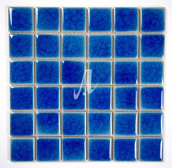 [DSC-2608-95207] Gạch mosaic bể bơi xanh coban 5x5
