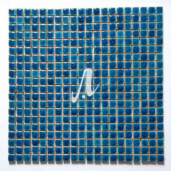 [DSC-2608-81196] Gạch mosaic bể bơi xanh dương đậm 1x1