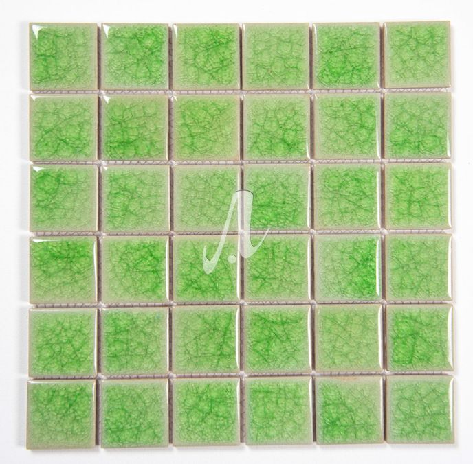 [DSC-2608-40385] Gạch mosaic vuông xanh non 5x5