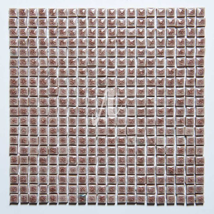 [DSC-2608-77707] Gạch mosaic vuông nâu nhạt 1x1