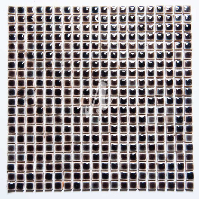 [DSC-2608-88398] Gạch mosaic vuông nâu đậm 1x1
