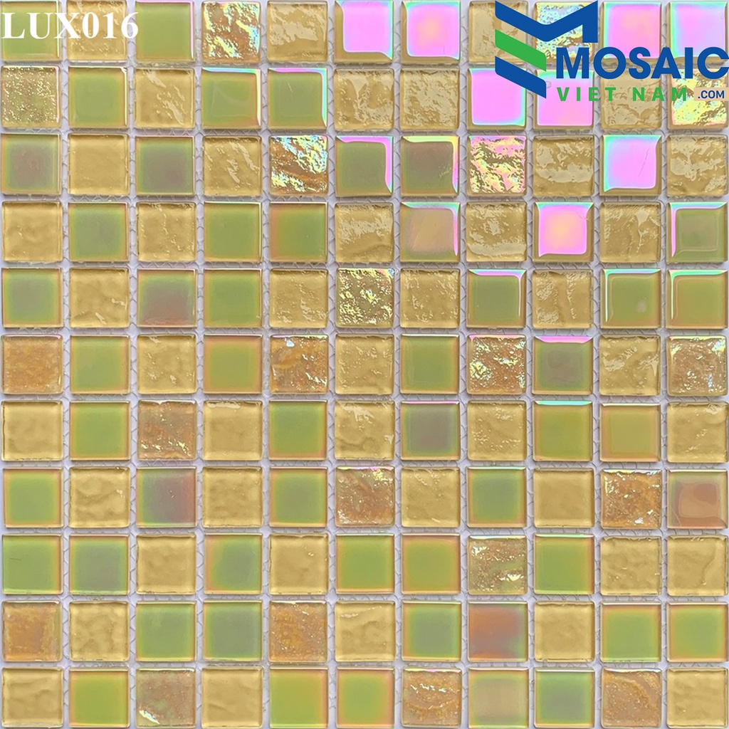 [DSC-2608-39611] Gạch Mosaic Ánh kim sa LUX016